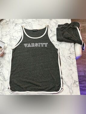 Andrew Christian Vintage Varsity Tank and Short Set